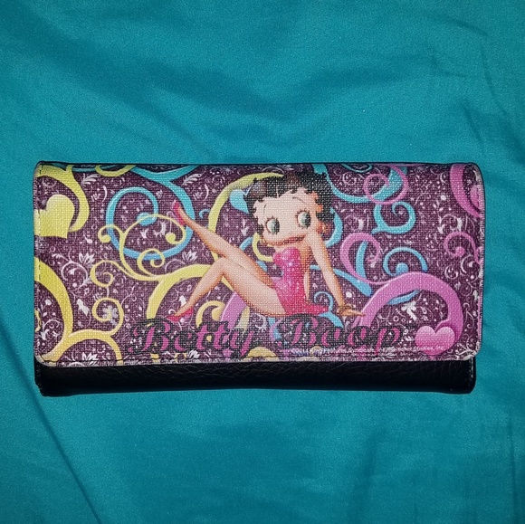 Betty Boop Handbags - Betty Boop Leather Wallet